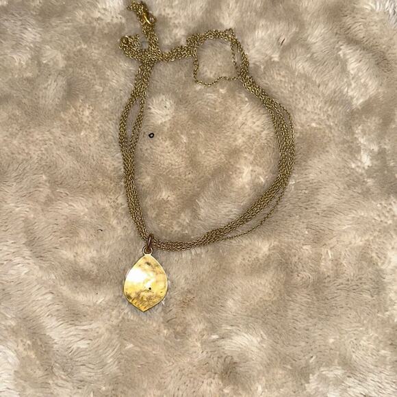 Gold Pendant Necklace | Sz OS - Picture 3 of 5
